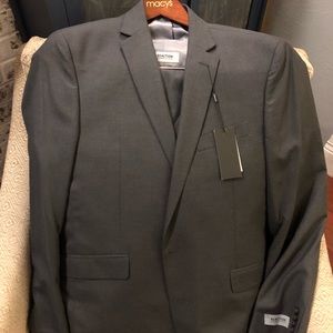 Gray three piece suit- REACTION Kenneth Cole